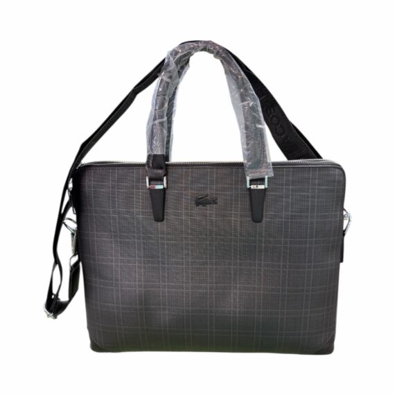 Lacoste Men’s Premium Checkered Business Bag