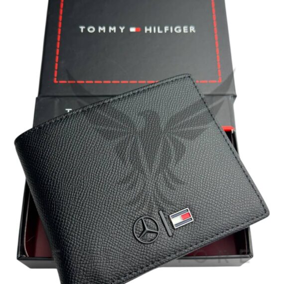 Men’sTOMMY Mercedes Logo Wallet – Black