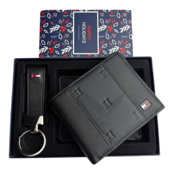 Tommy Hilfiger Wallet & Keychain Set
