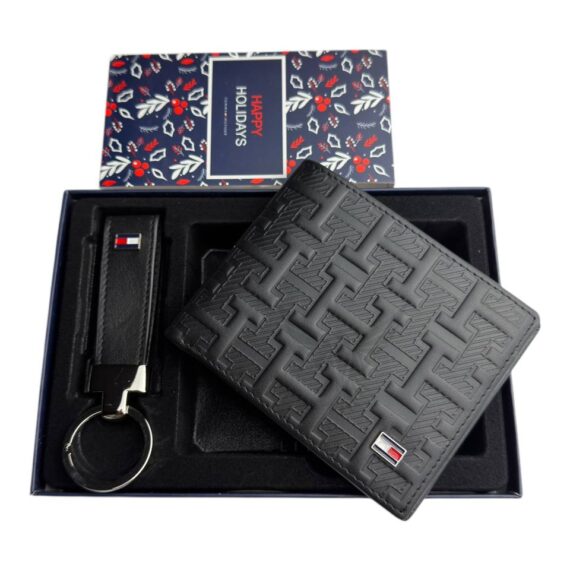 Tommy Hilfiger Wallet & Keychain Set