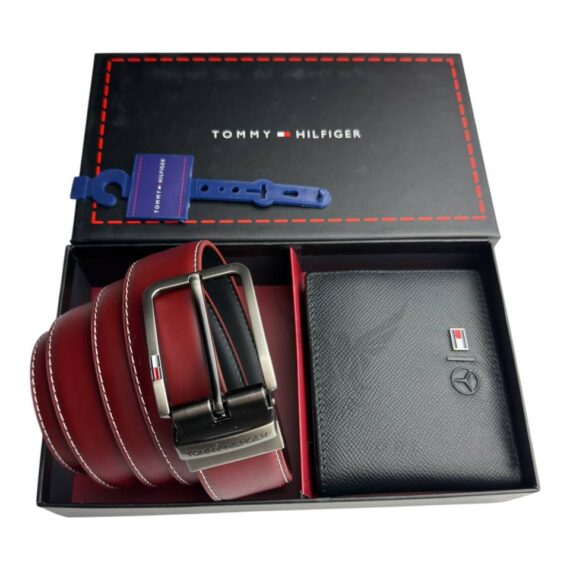 Tommy Hilfiger Wallet & Belt Set
