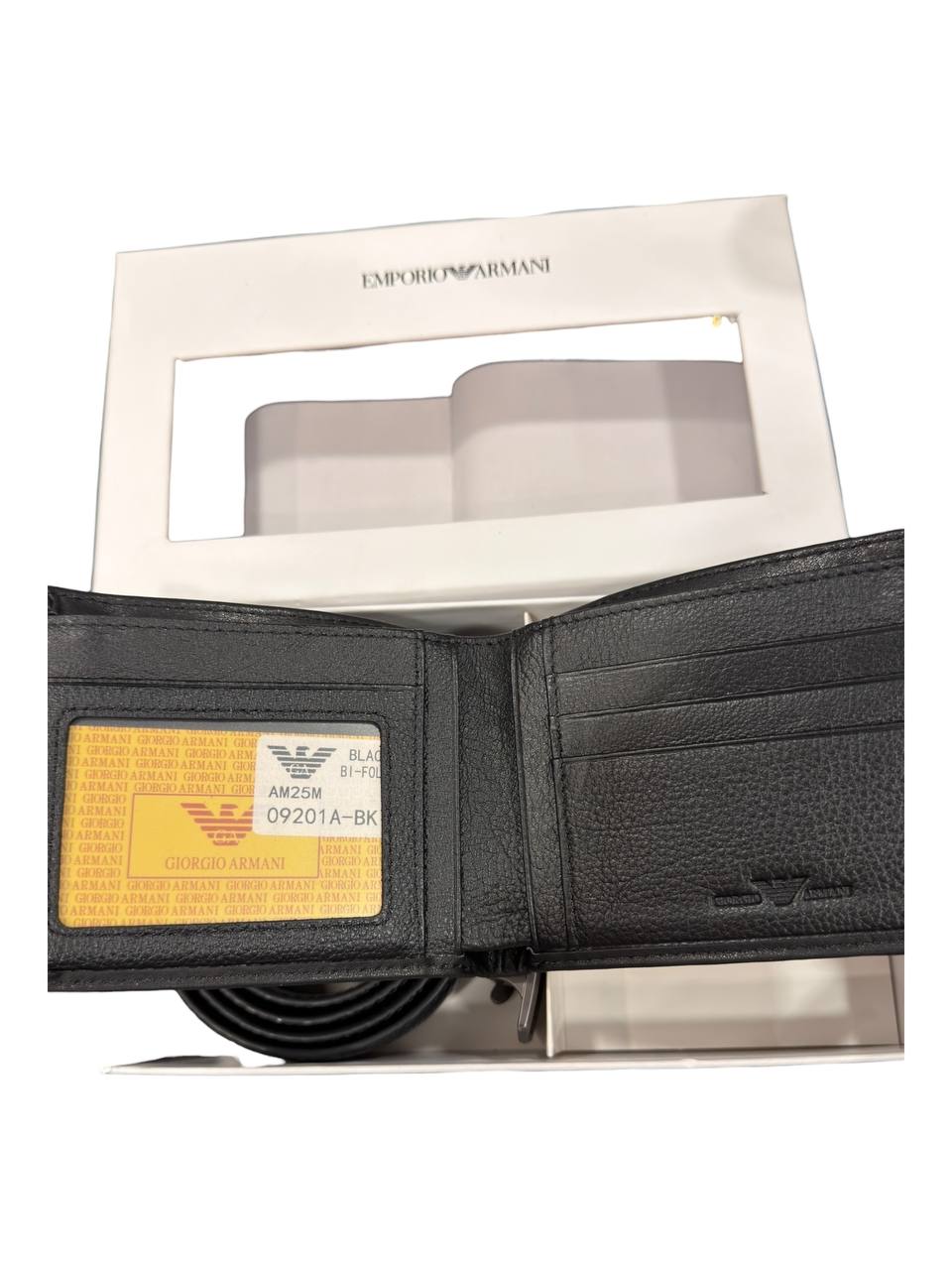Emporio Armani Wallet & Belt Set - الصورة 2