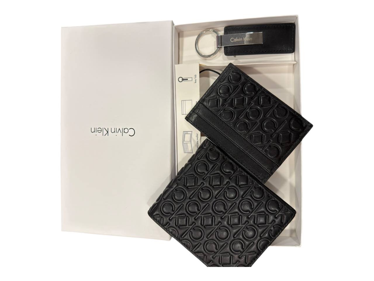 Calvin Klein Double Wallets & Keychain Set - الصورة 6