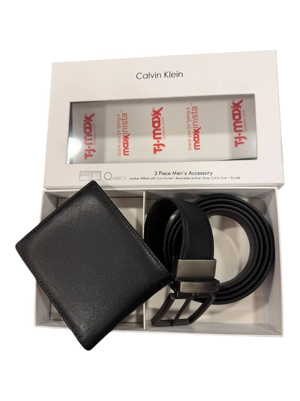 Calvin Klein Wallet & Belt Set - الصورة 2