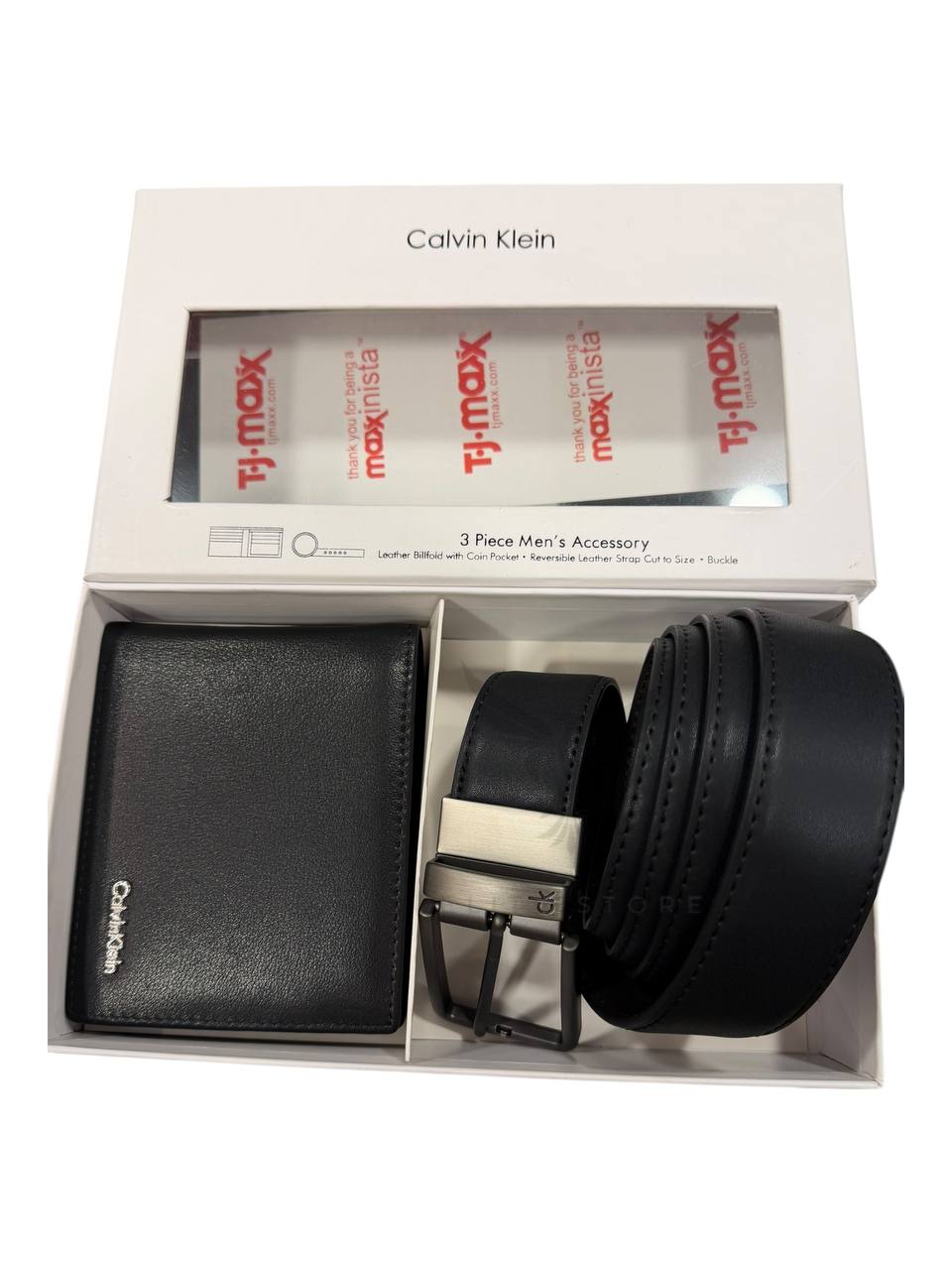 Calvin Klein Wallet & Belt Set - الصورة 6
