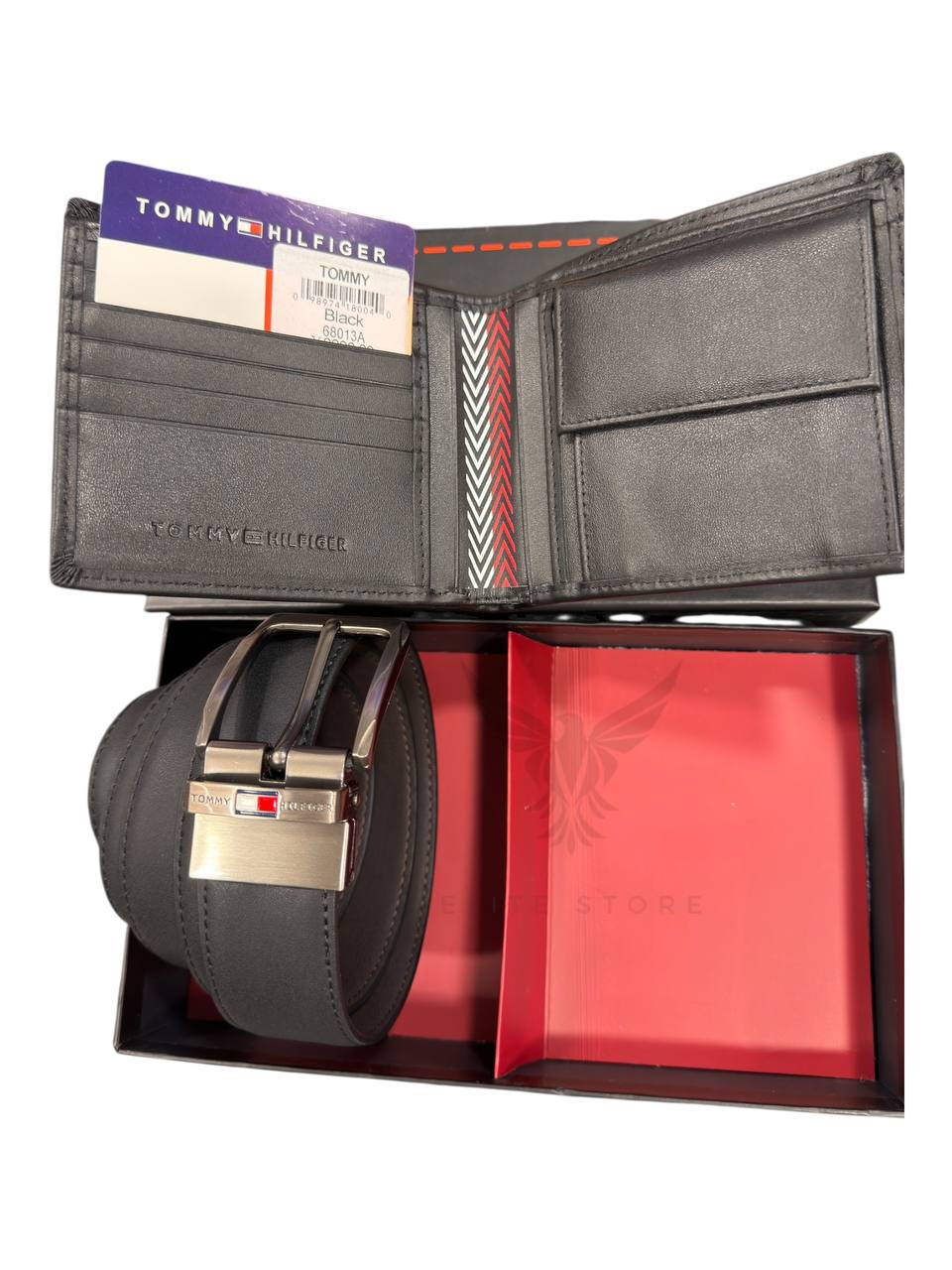Tommy Hilfiger Wallet & Belt Set - الصورة 3