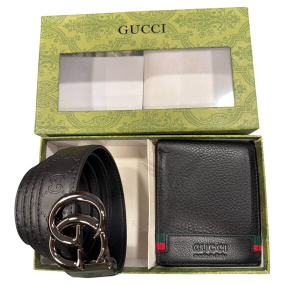 Gucci Wallet & Belt Set