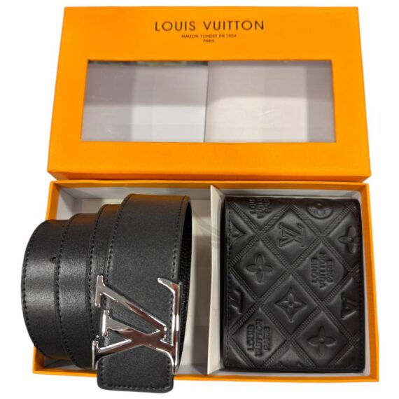 Louis Vuitton Wallet & Belt Set